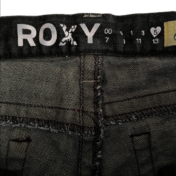 ROXY Gold Coast Skinny Fit Low Rise Jeans Lightly Distressed - Picture 6 of 15